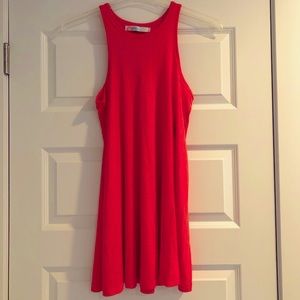 Free People beach Coral ribbed tank dress Sz Small NWT